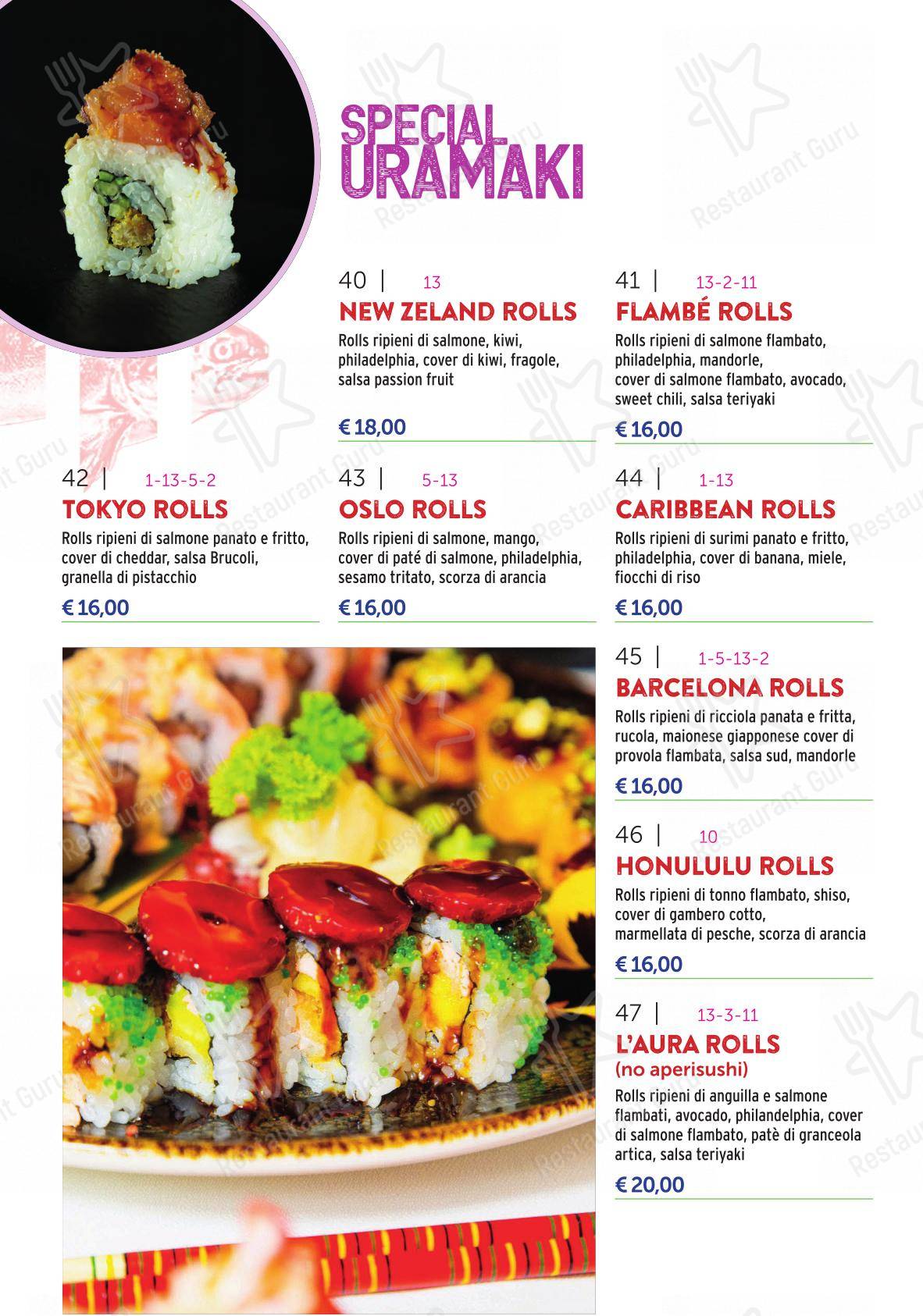 Menu di SUDcafè - Menu