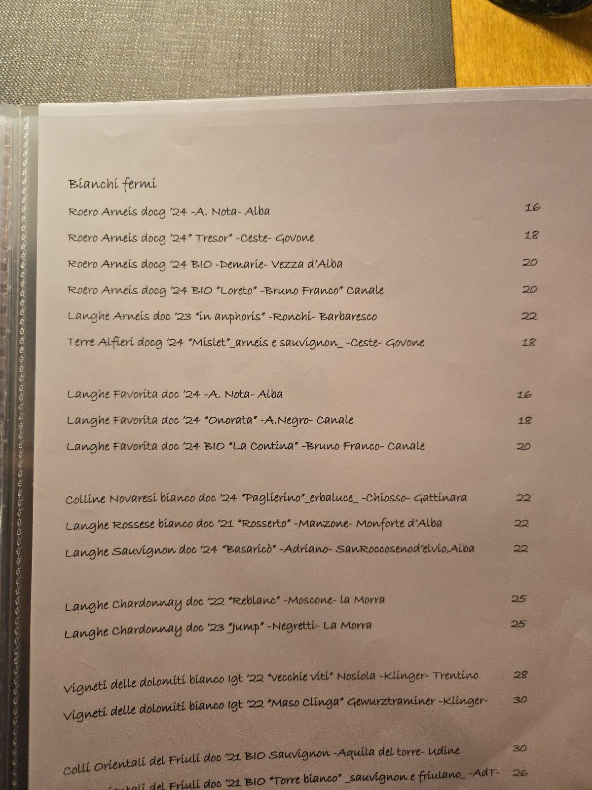 Menu di Supa Zupperia Ristorante Alba 
