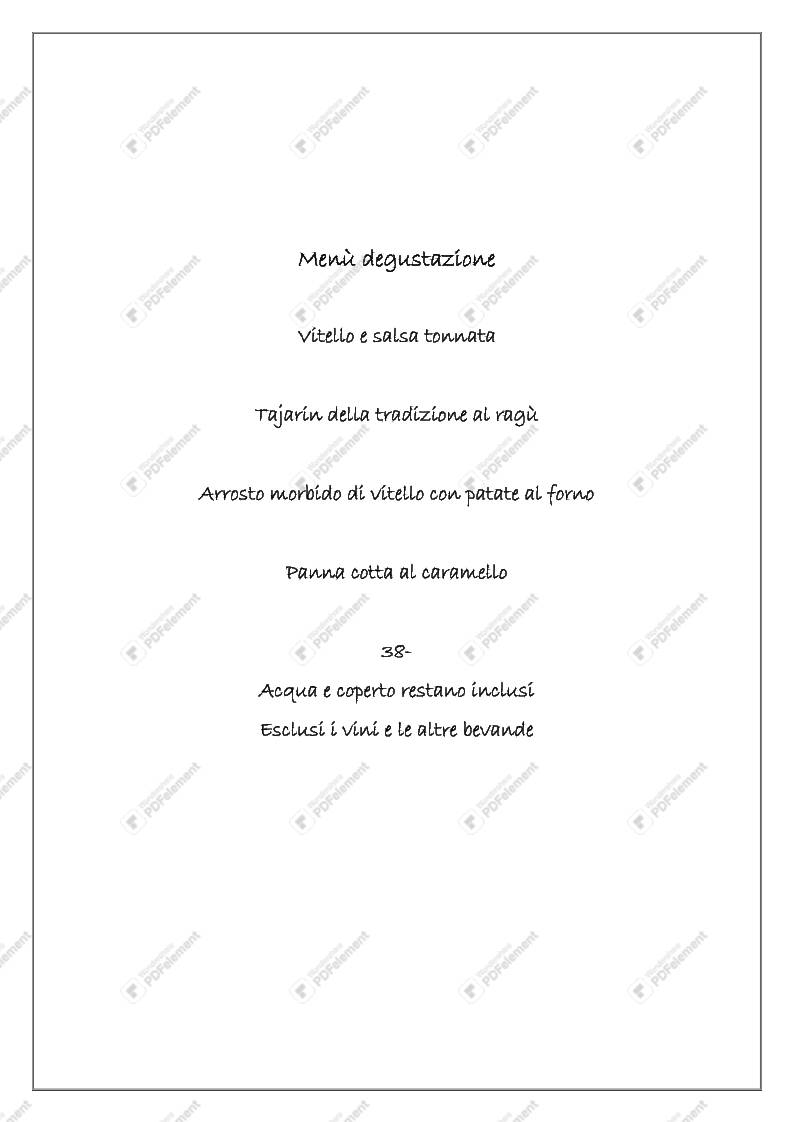 Menu di Supa Zupperia Ristorante Alba 