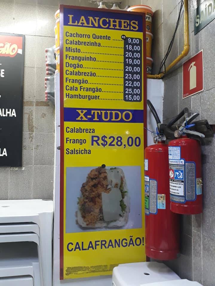 Super Dogão do Tiozinho cardápio