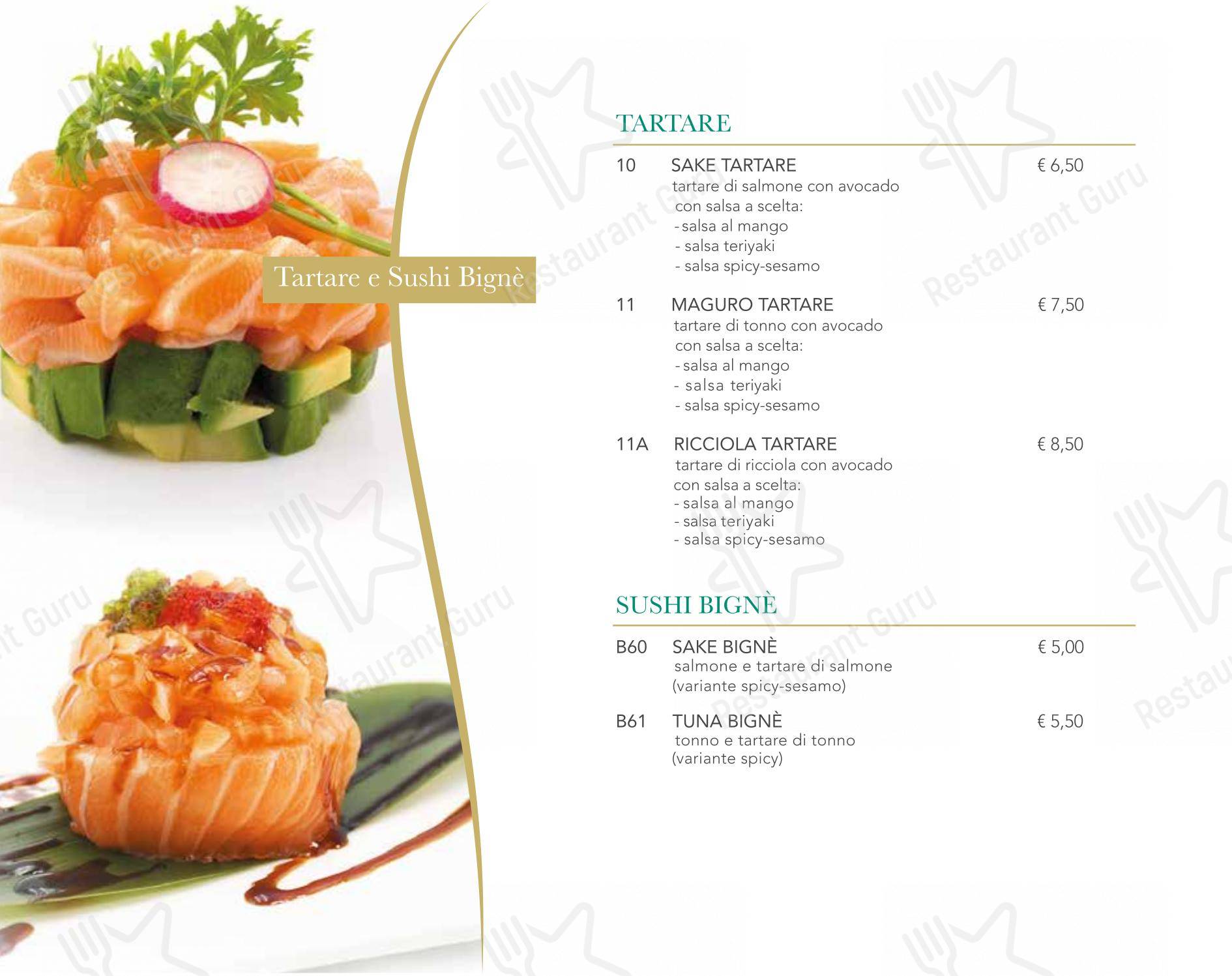 Menu di Sushi San 