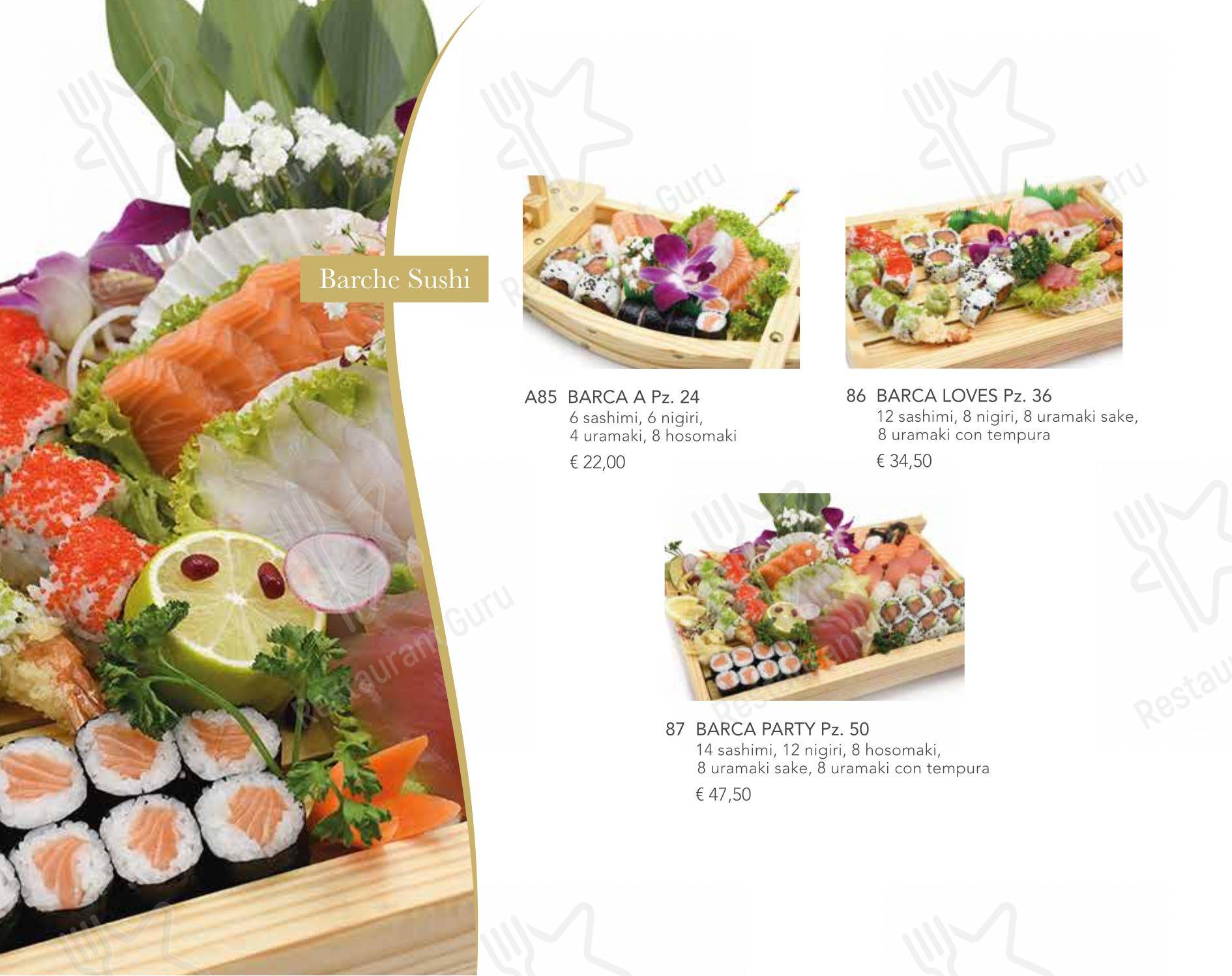 Menu di Sushi San 