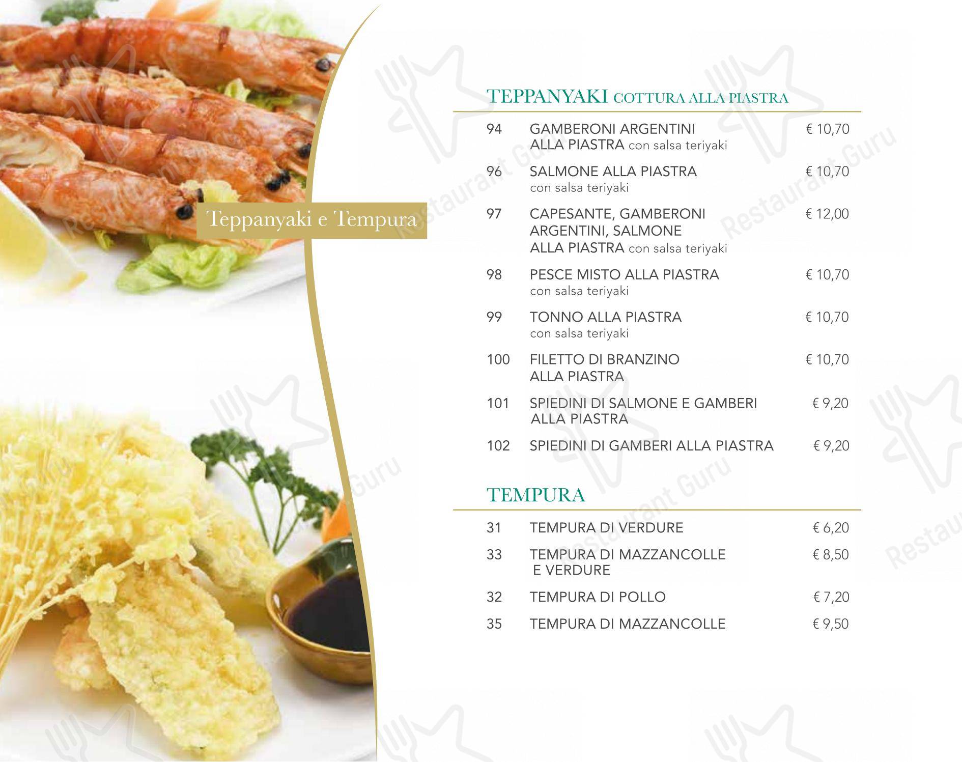 Menu di Sushi San 