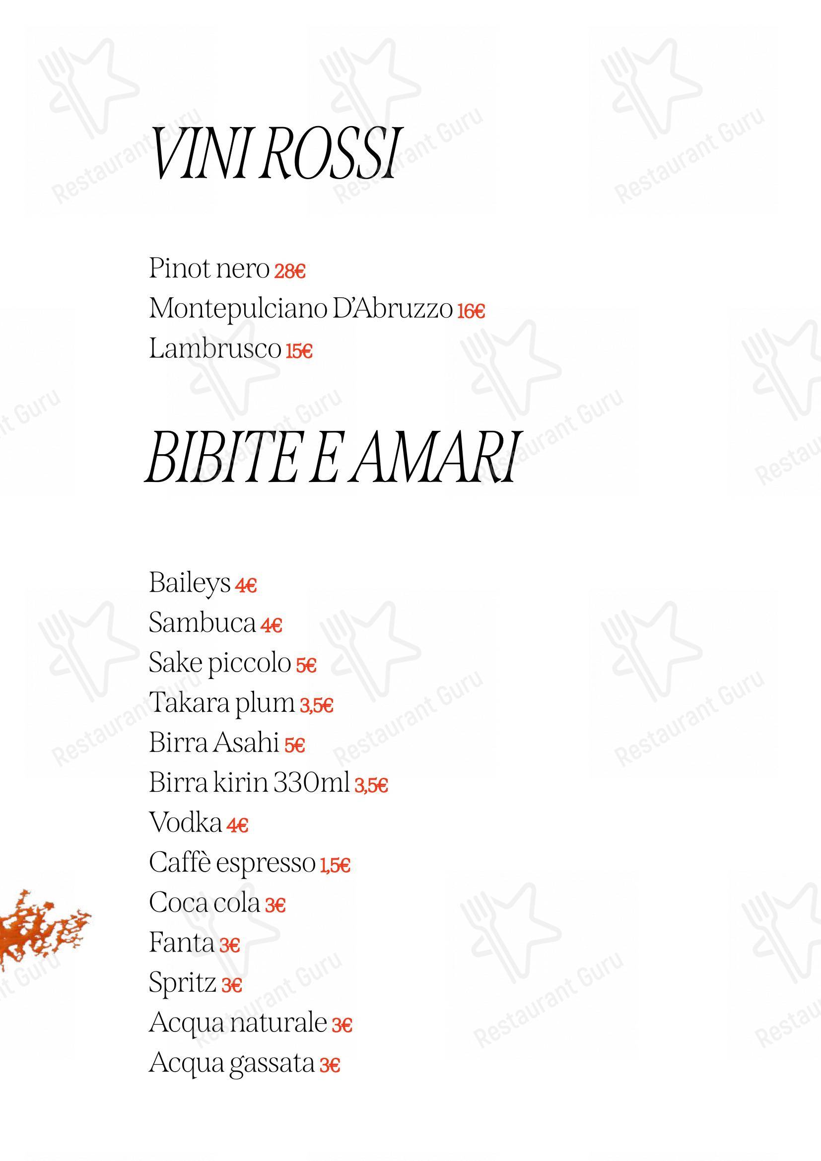Sushi Tao Restaurant in Modena - Menu