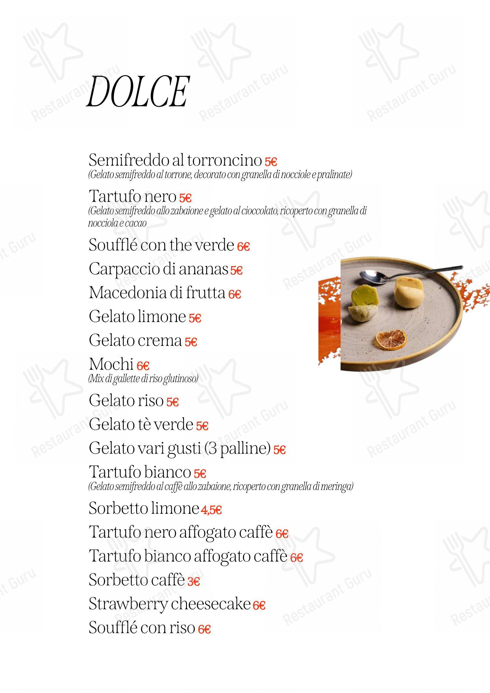 Menu per Sushi Tao Restaurant in Modena