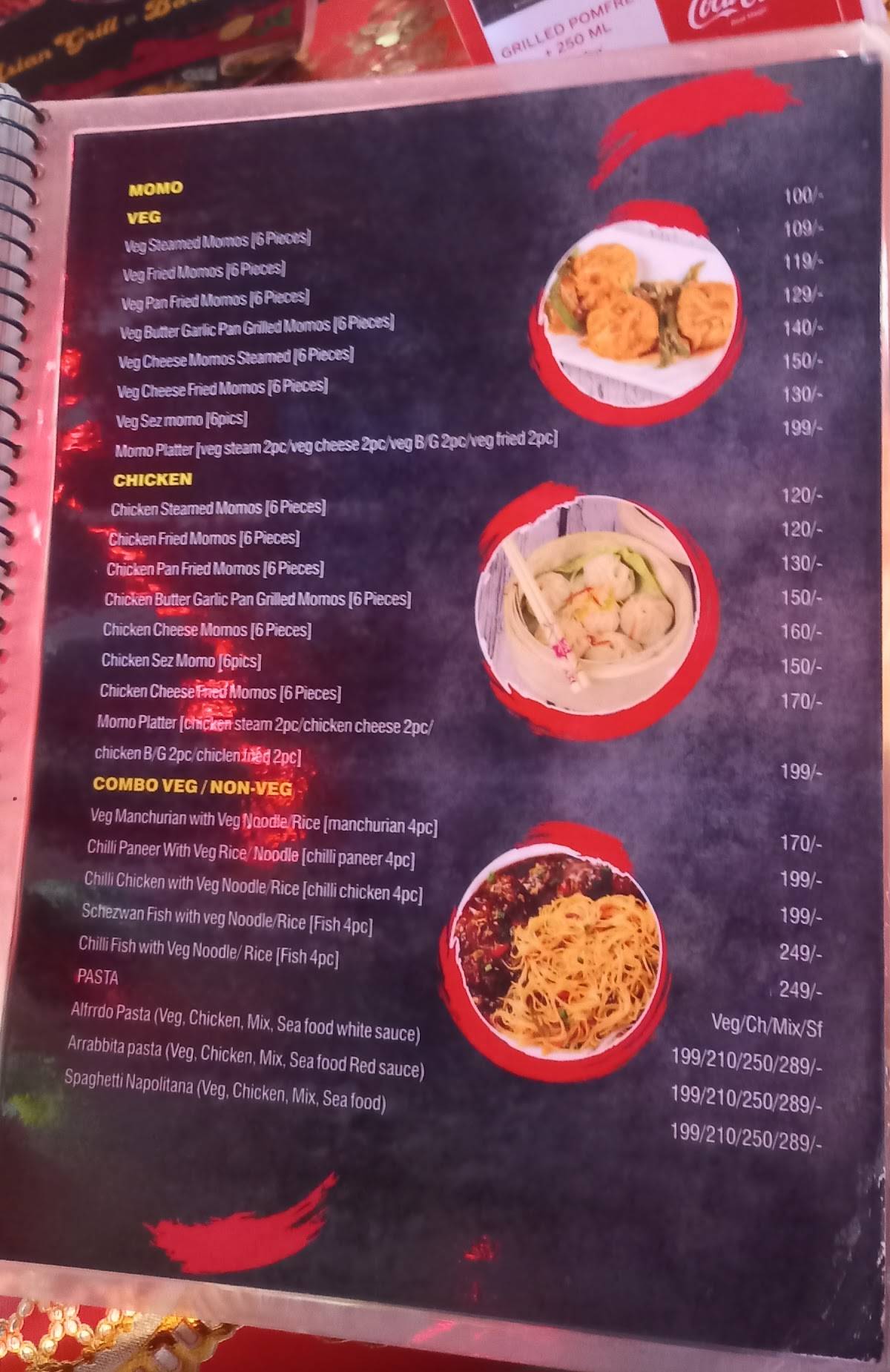 T&T Kitchens menu