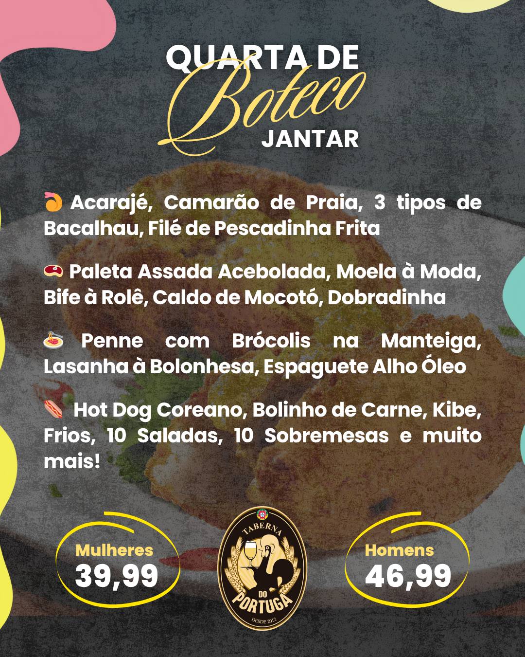 Taberna Do Portuga cardápio