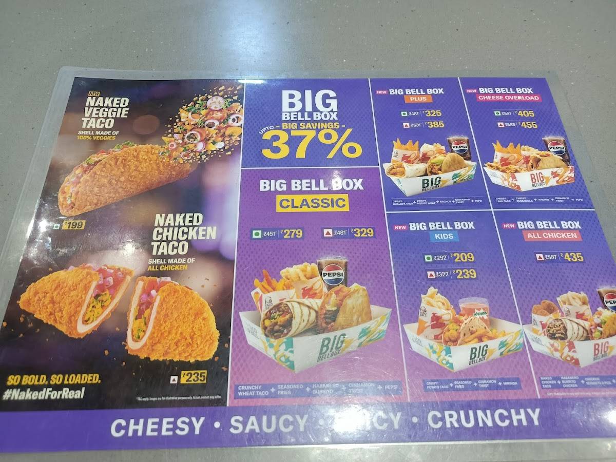 Taco Bell menu