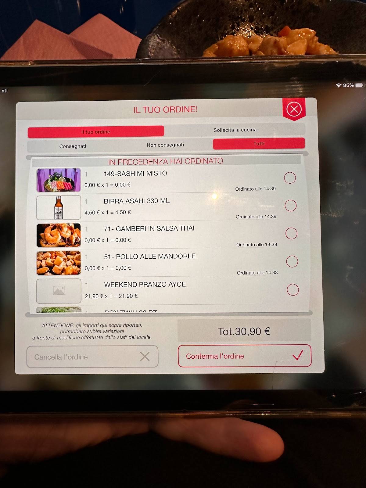 Menu di Tako Sushi Ostiense 