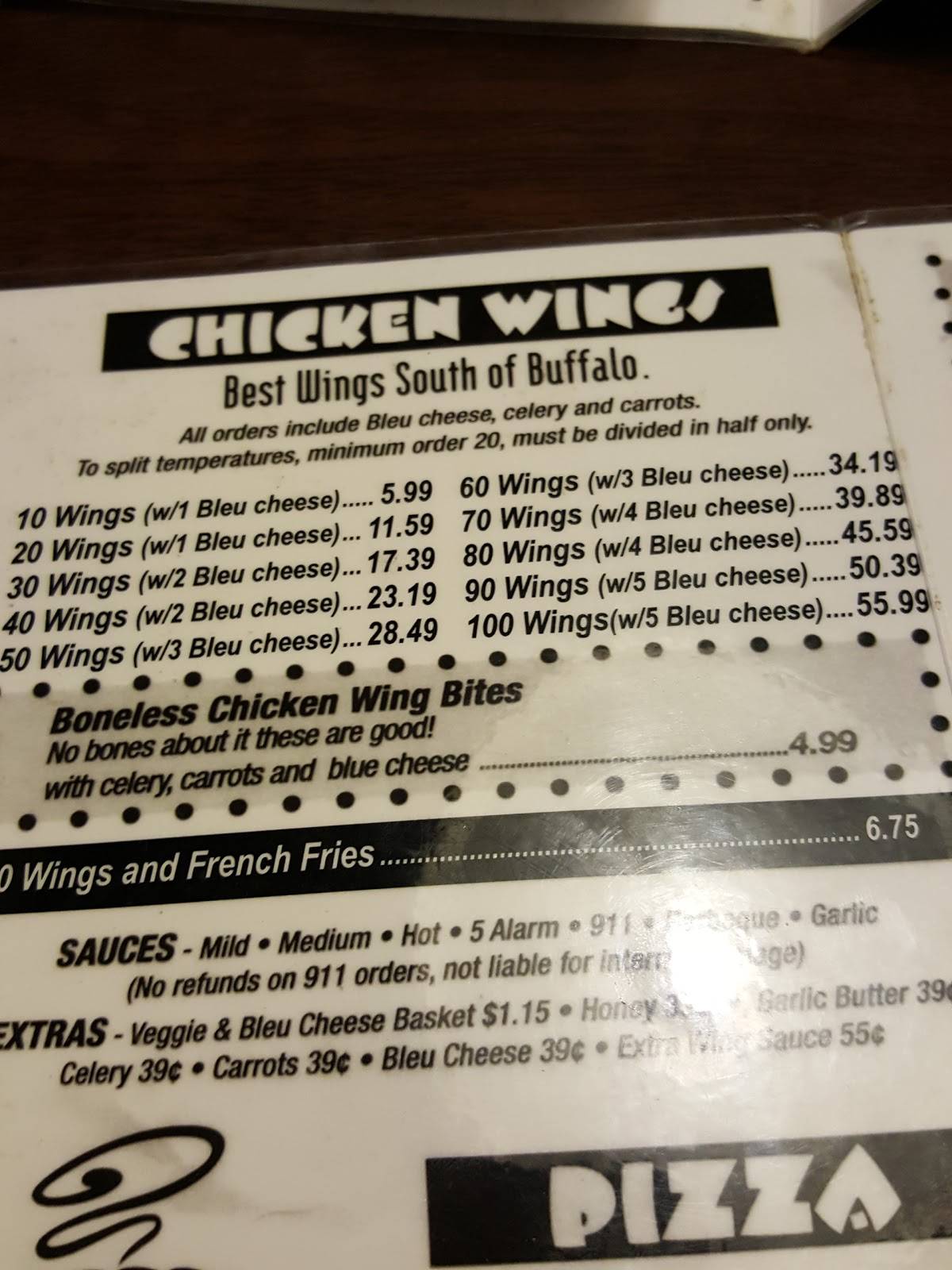 Menu at Firehouse Grill & Pub Inc, Temple Terrace