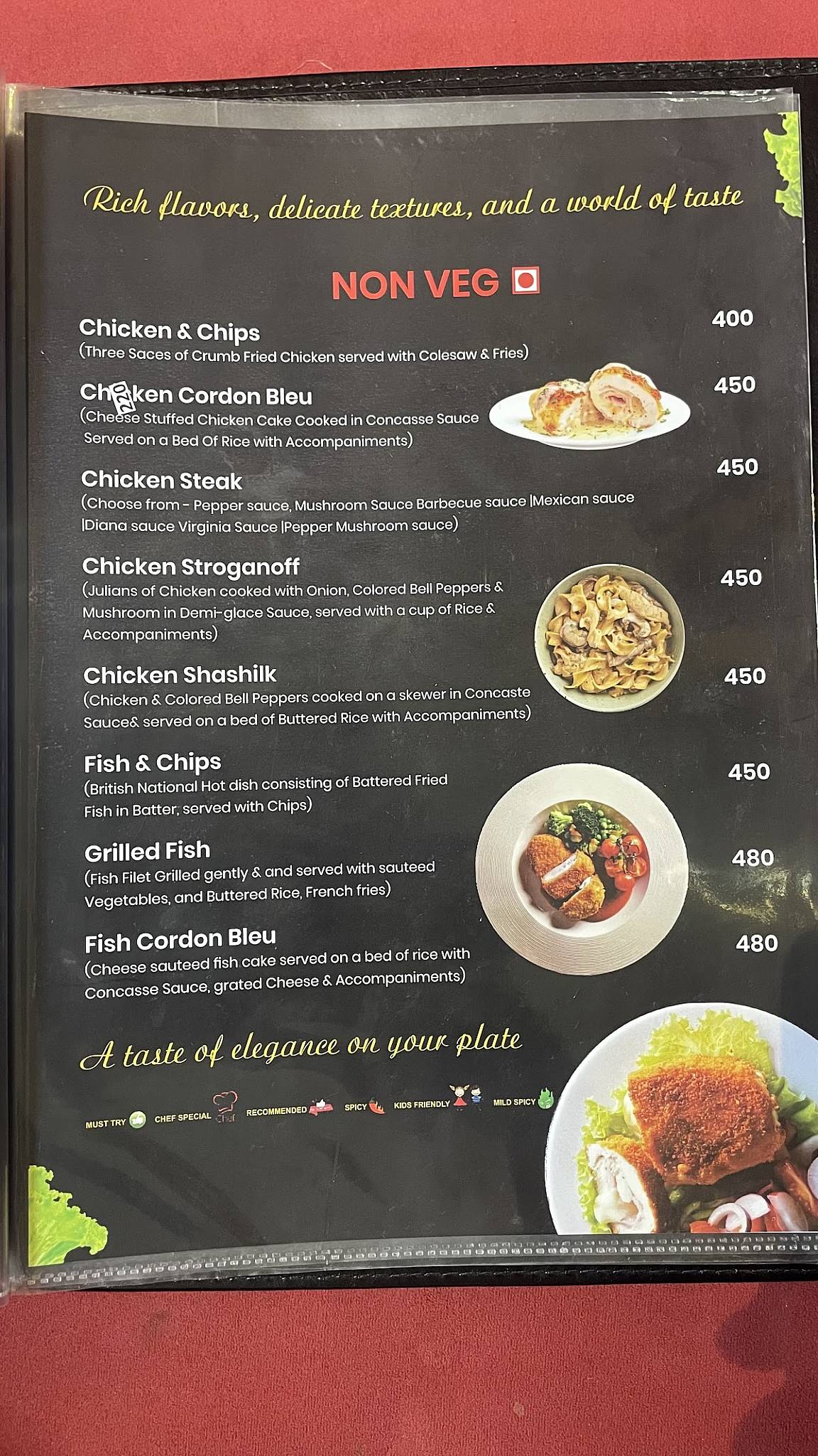 Tandooriwala menu