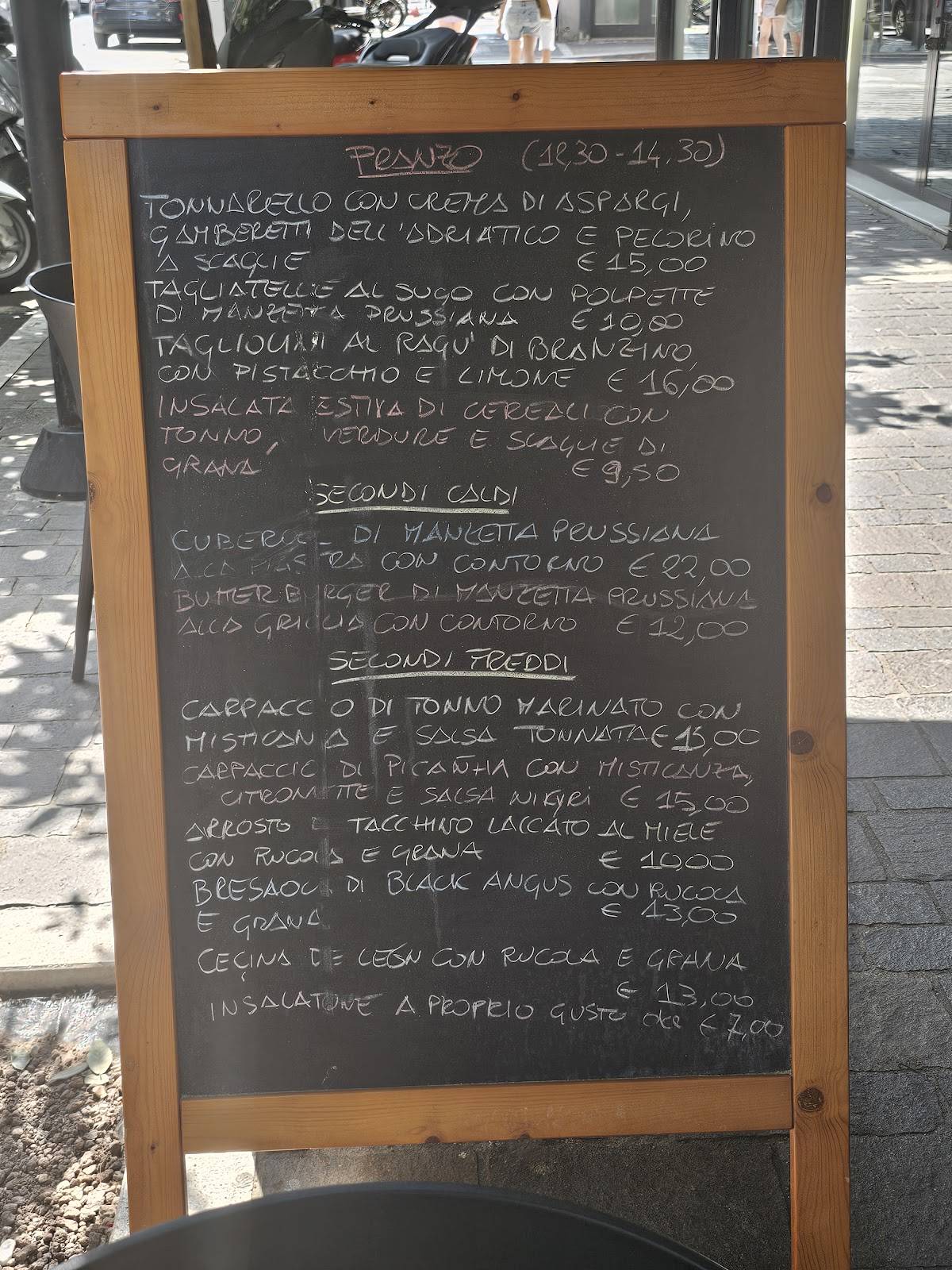 Menu di Tangerine Bistrot 