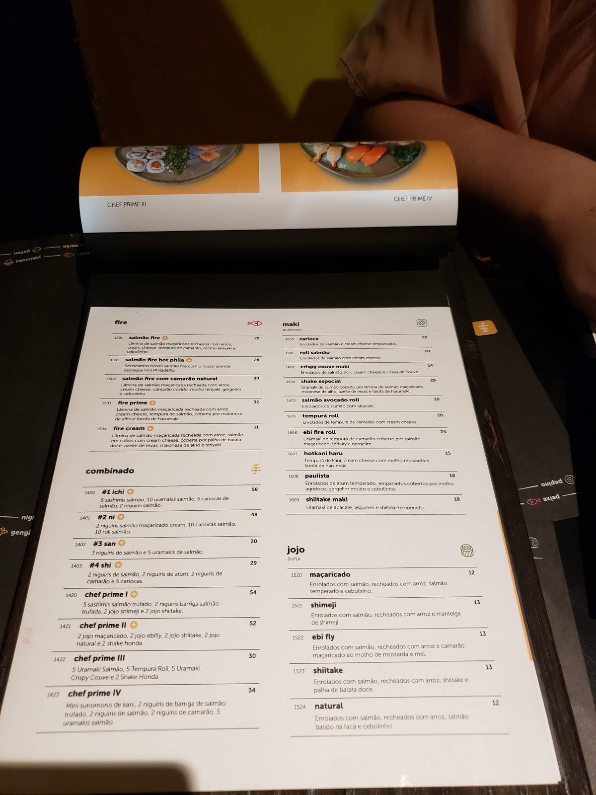 Temix Sushi - Casa Forte cardápio