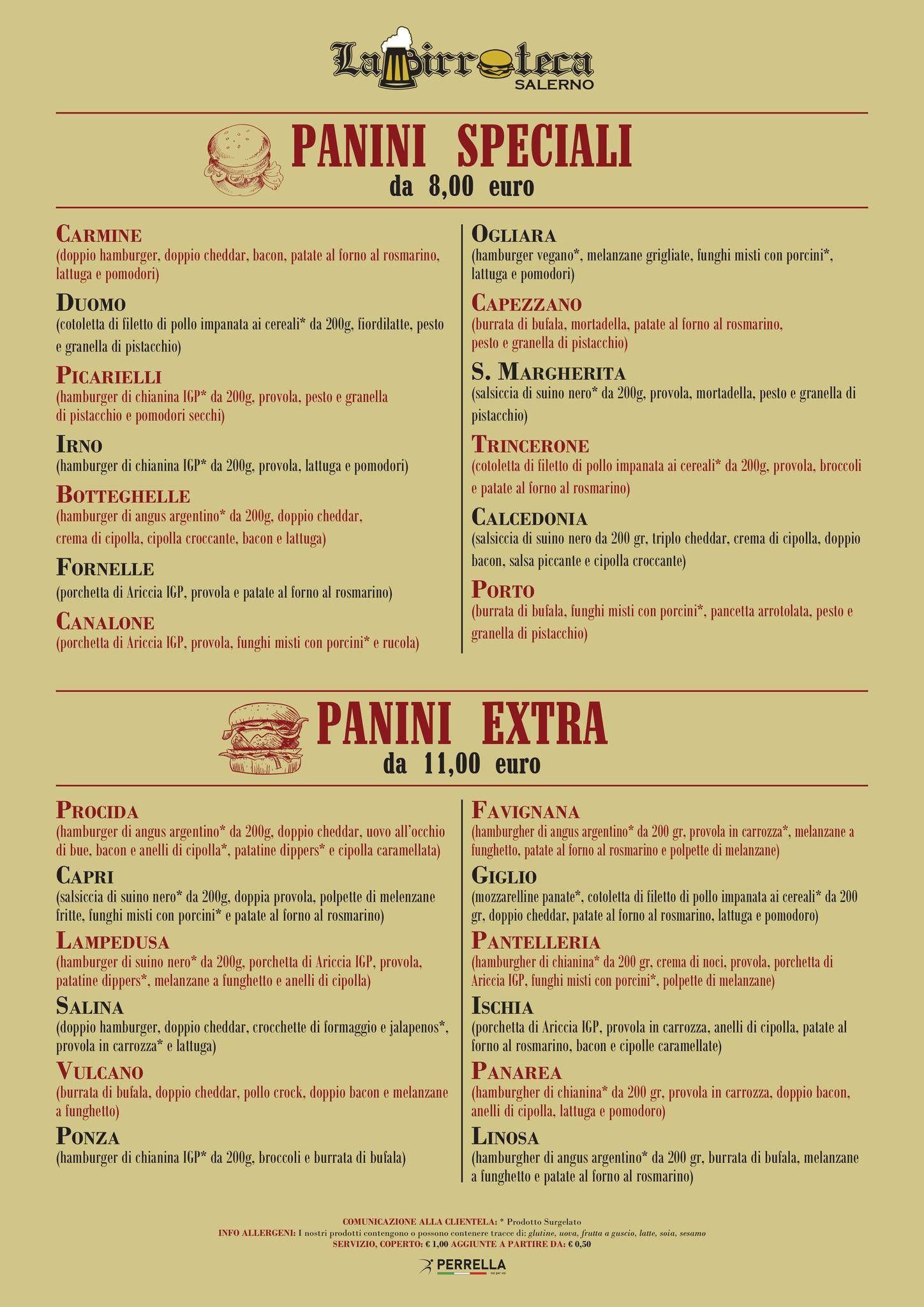 Menu di La Birroteca Salerno 