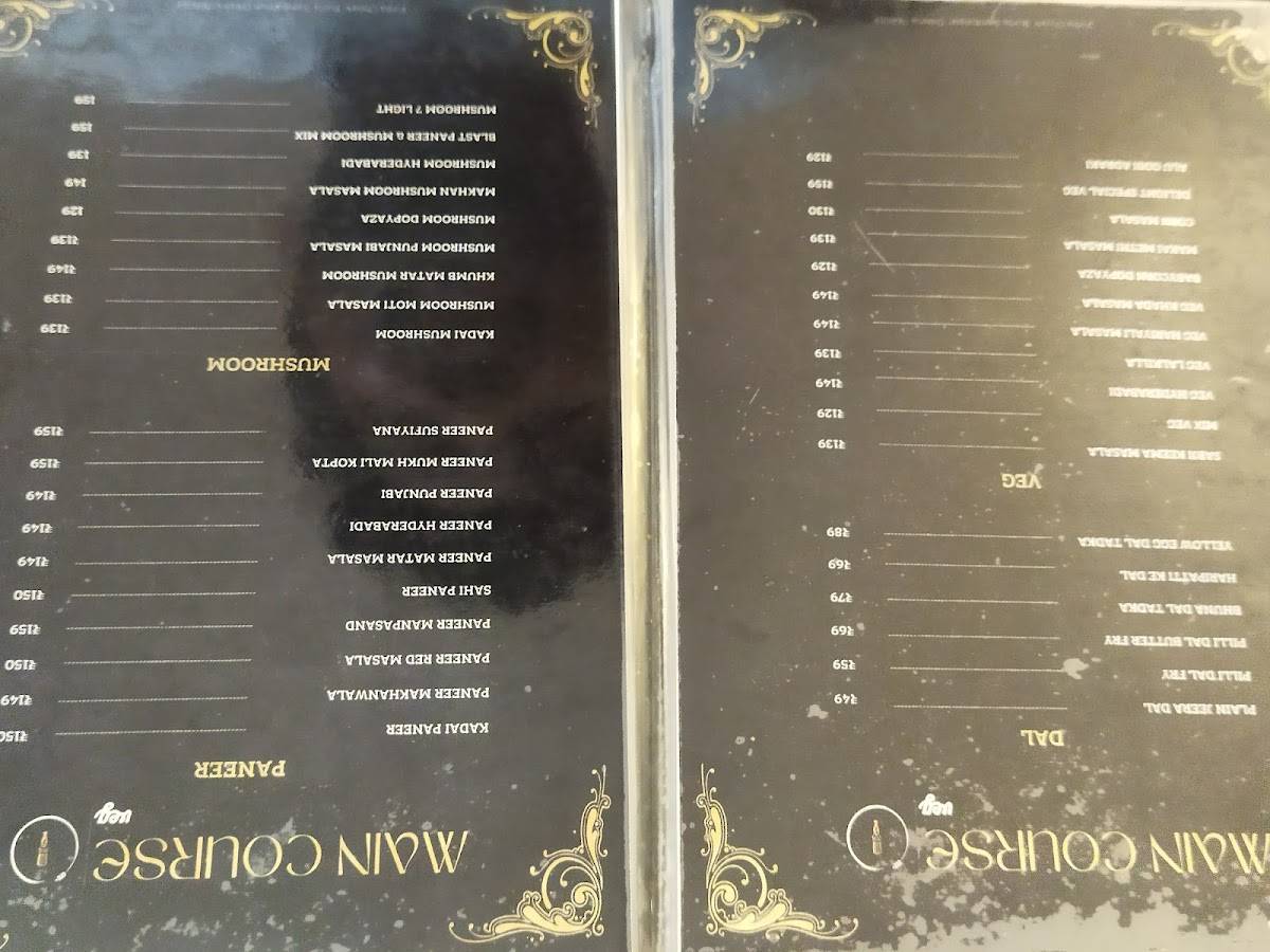 The Engineer Bro's Delight menu