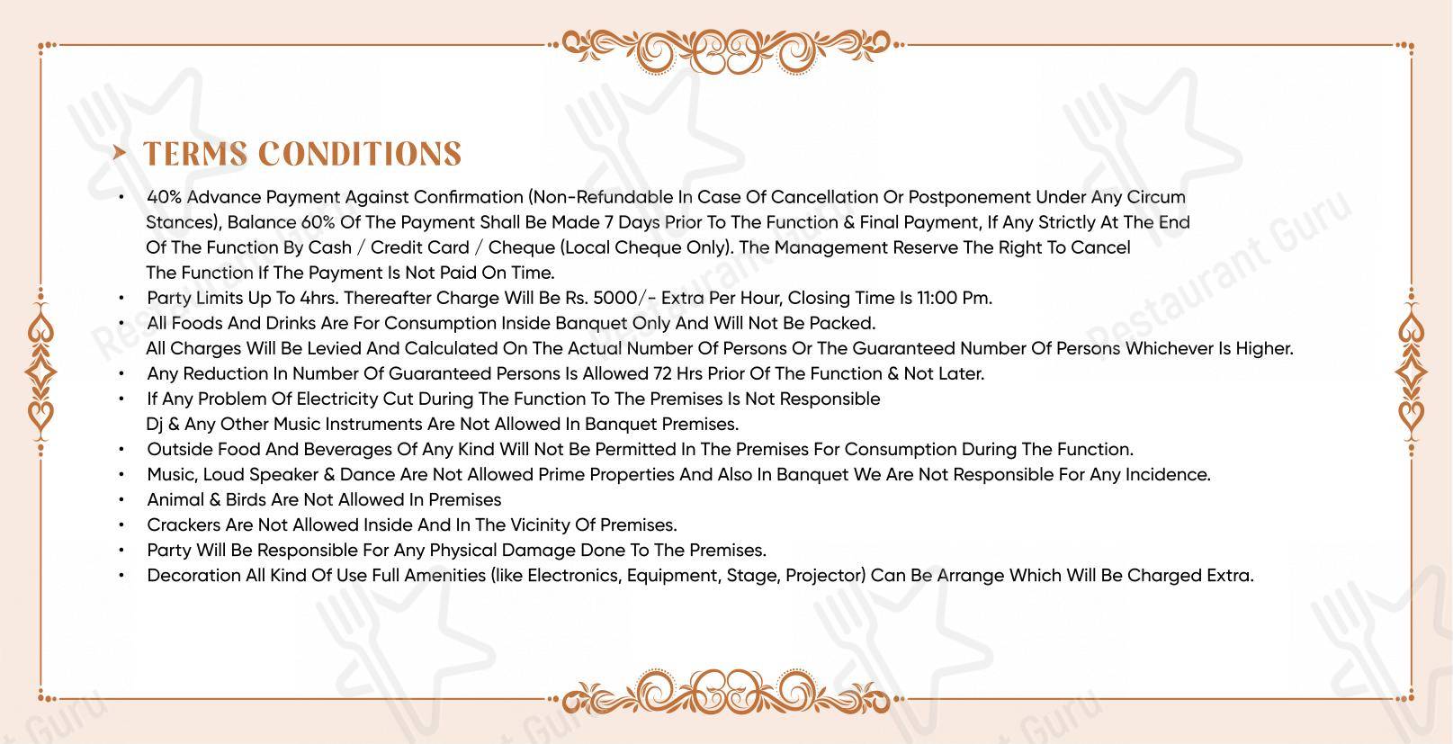 Основное меню for The Hungry Belly in Mehsana