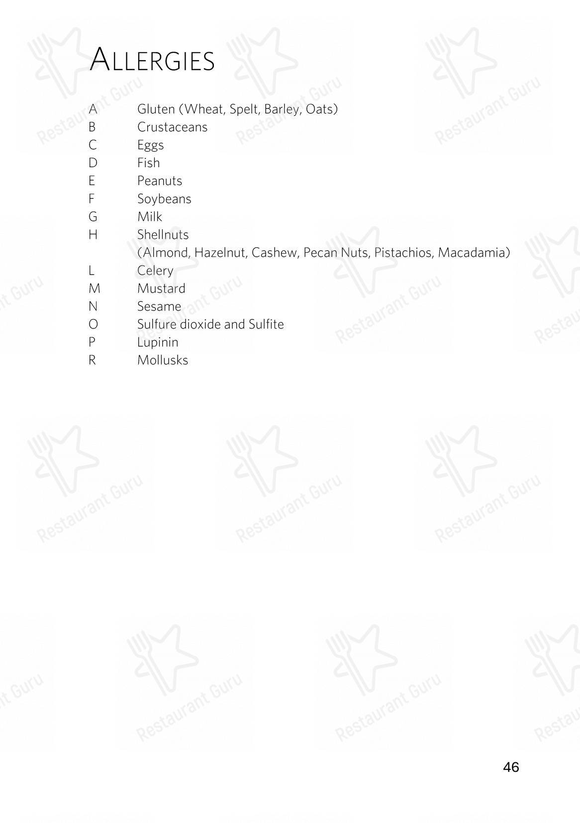 The Japanese at Gütsch on 2400 m in Andermatt - Menu