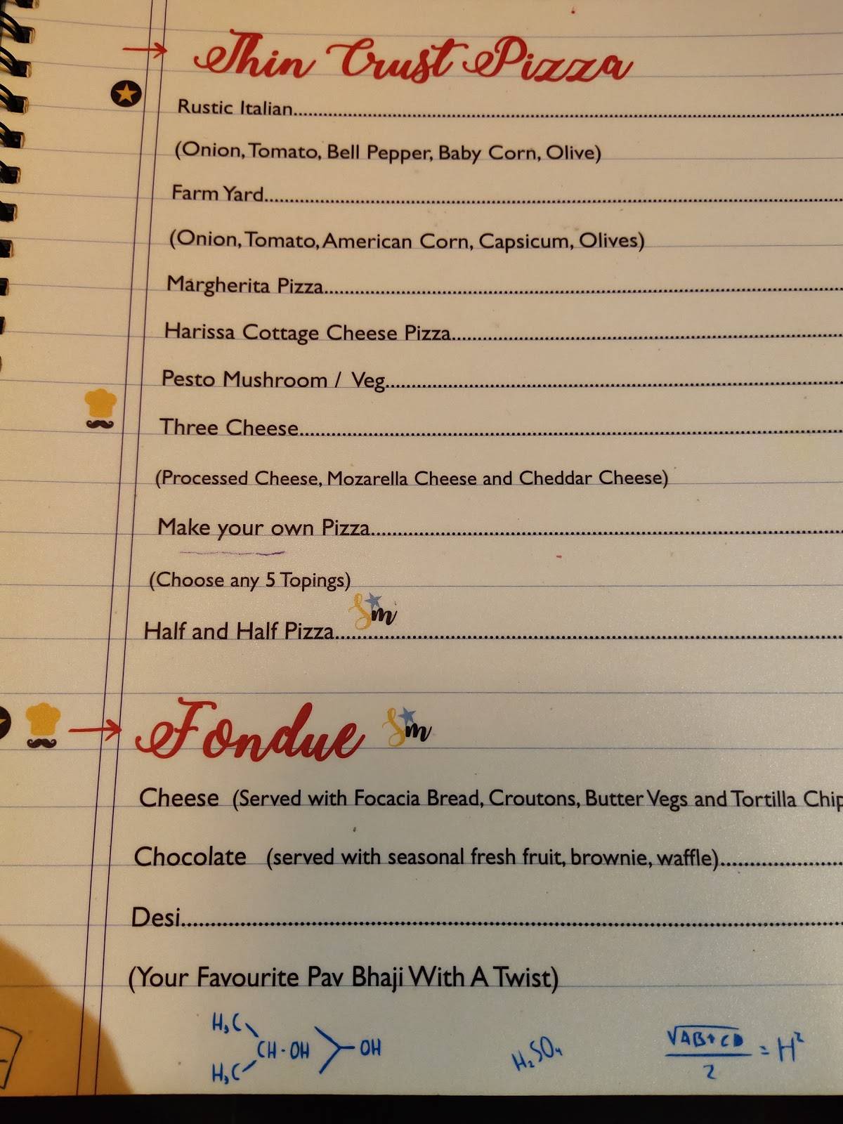 The Lab Prabhadevi menu