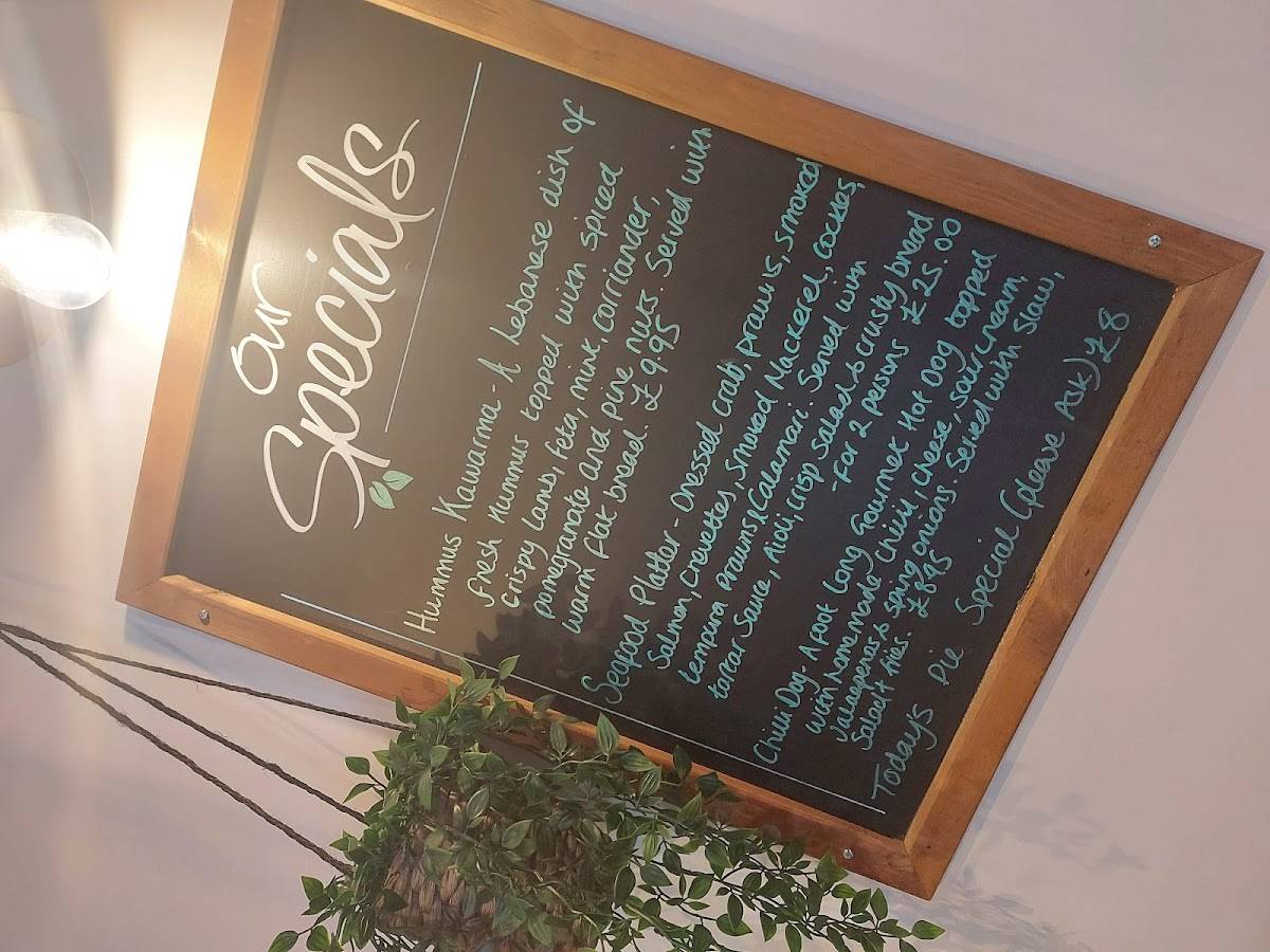 Menu at The Pie Shed Mirfield cafe, Mirfield