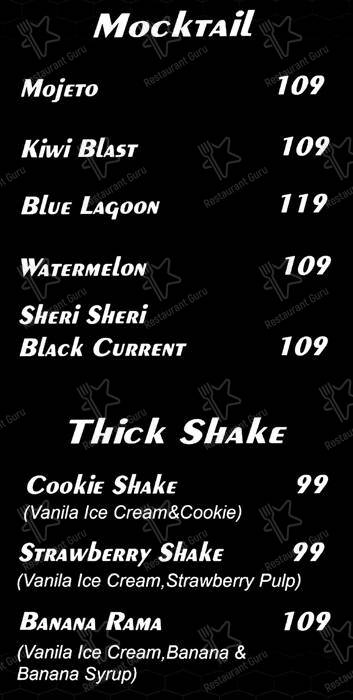 The Pizza Stone menu