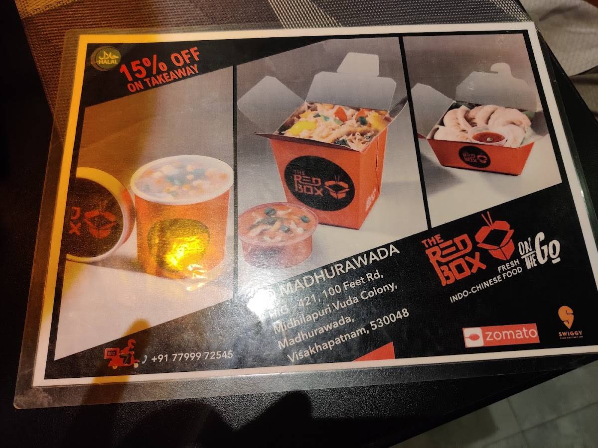 The Red Box menu