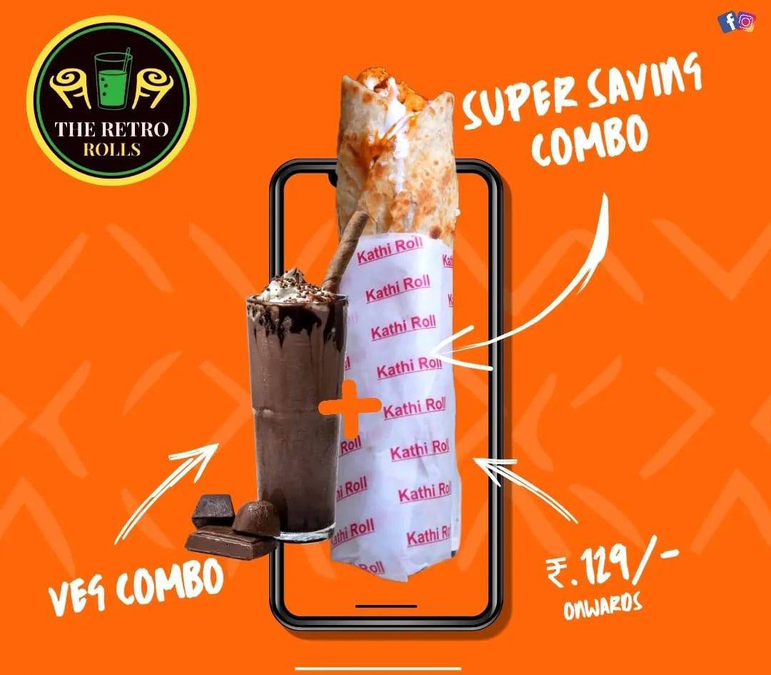 The Retro Rolls menu