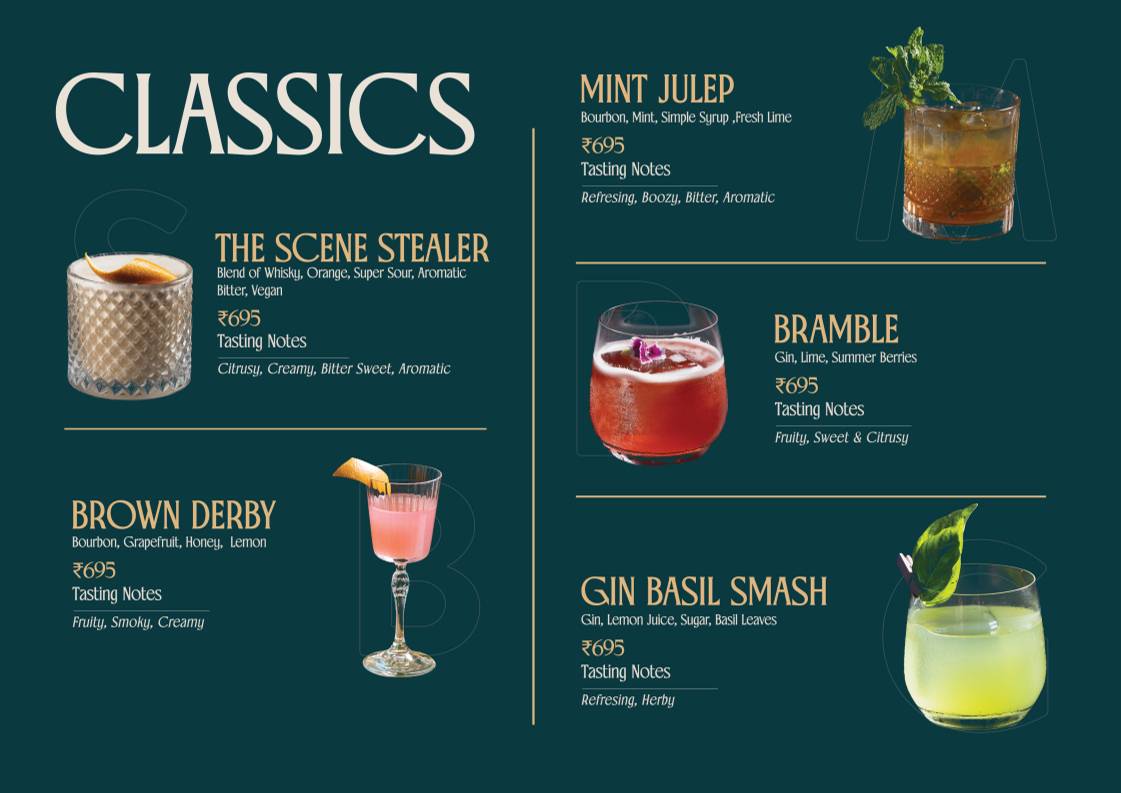 The Scene - Craft Kitchen & Bar menu