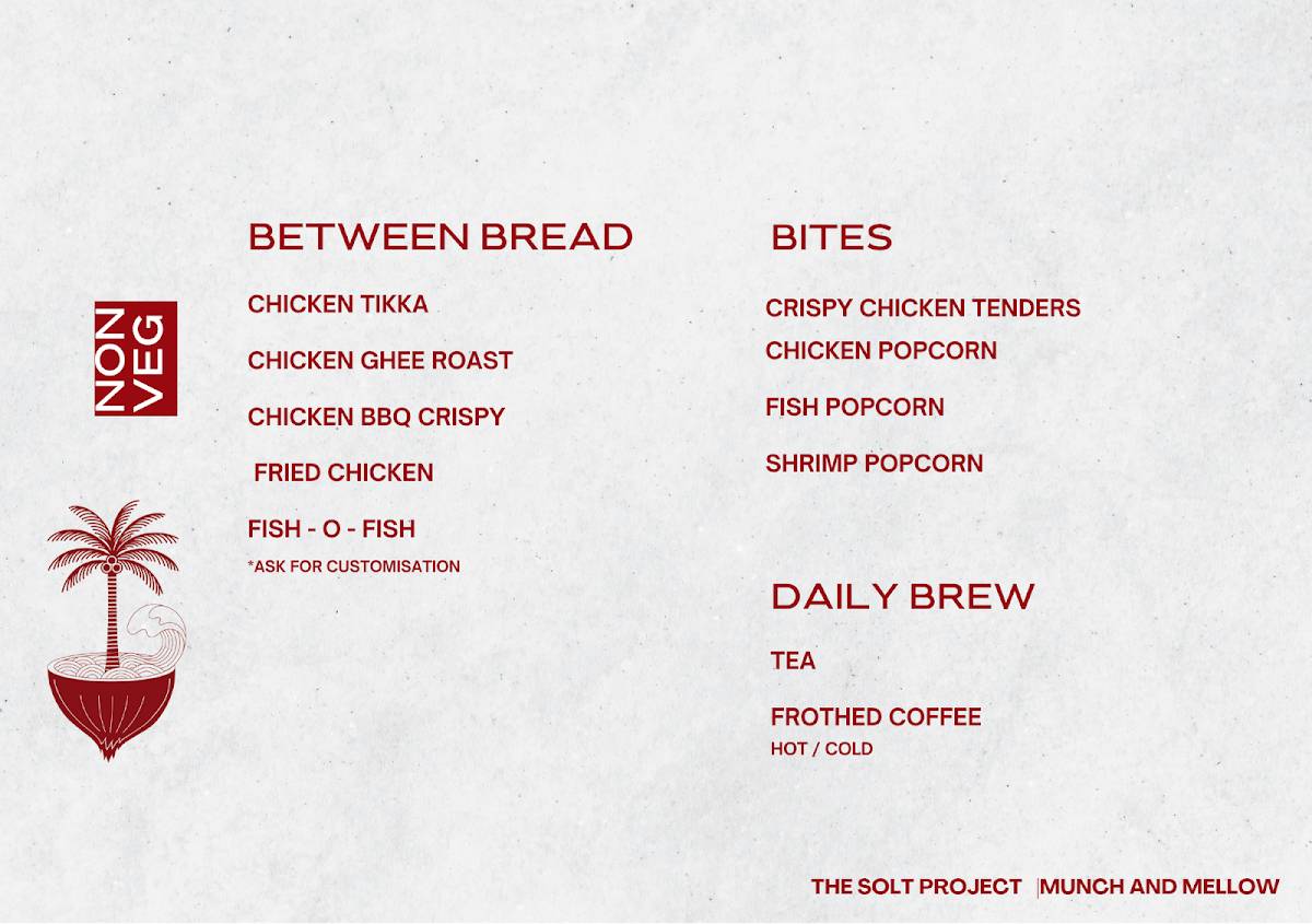 The Sólt Project menu