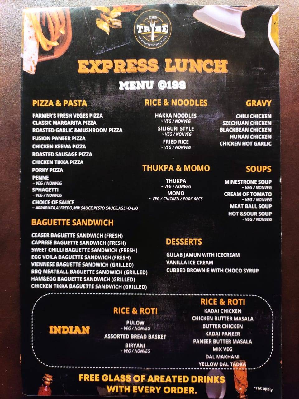 The Tribe by Hi Spirits menu