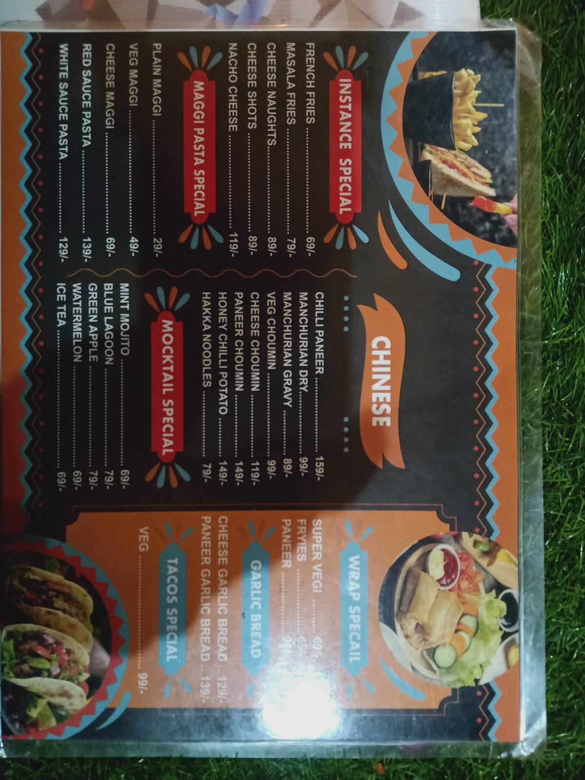 The food point menu