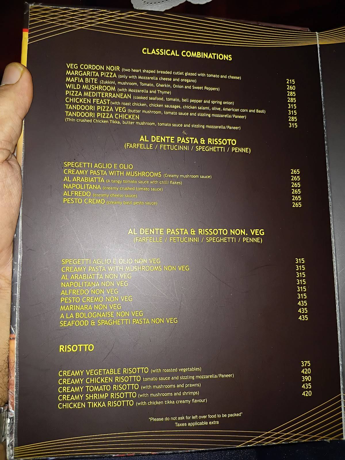 Thyme & Whisk - Fine-Dine Restaurant menu