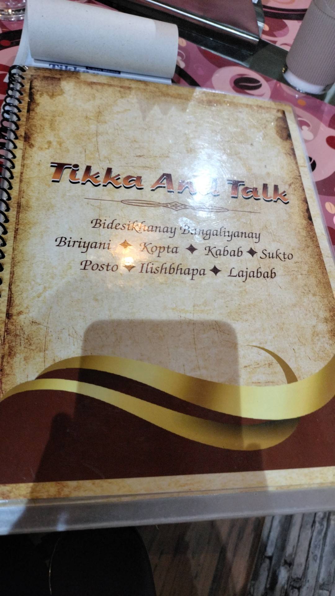 Tikka and Talk Multi Cuisine Restaurant menu