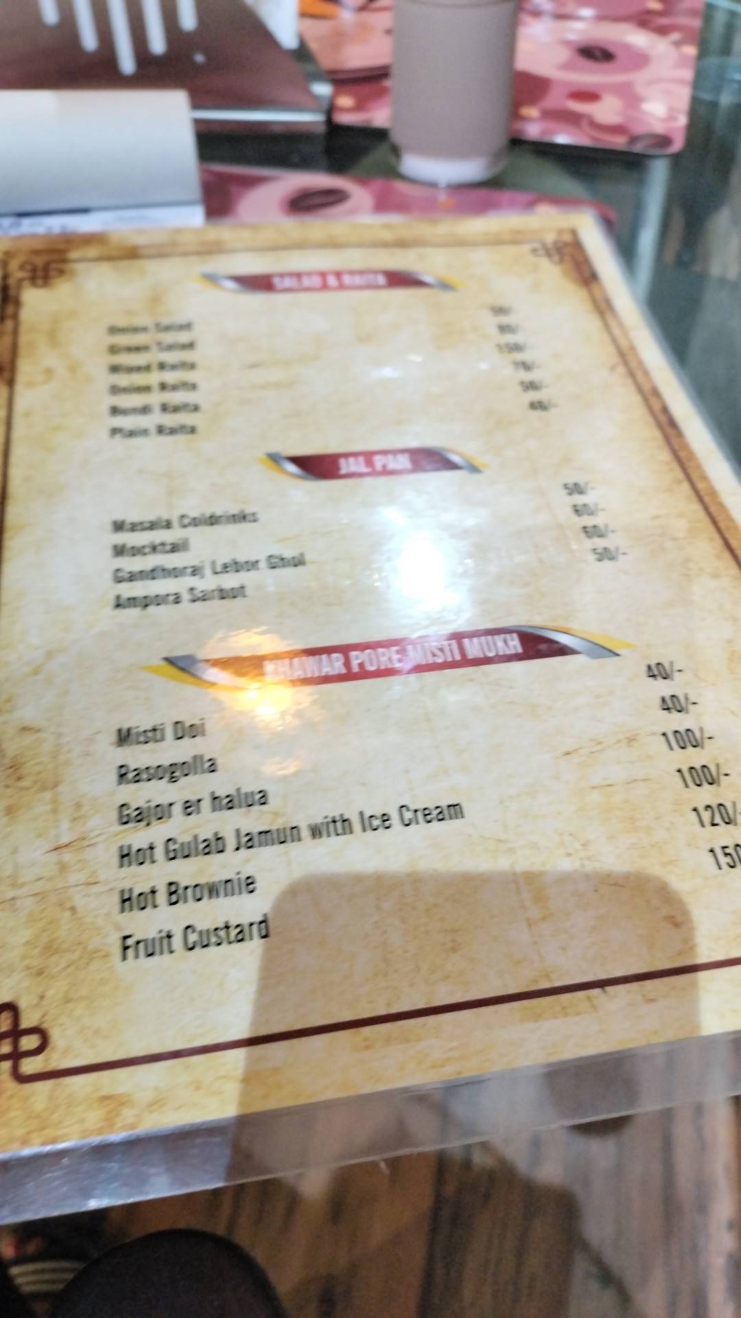Tikka and Talk Multi Cuisine Restaurant menu