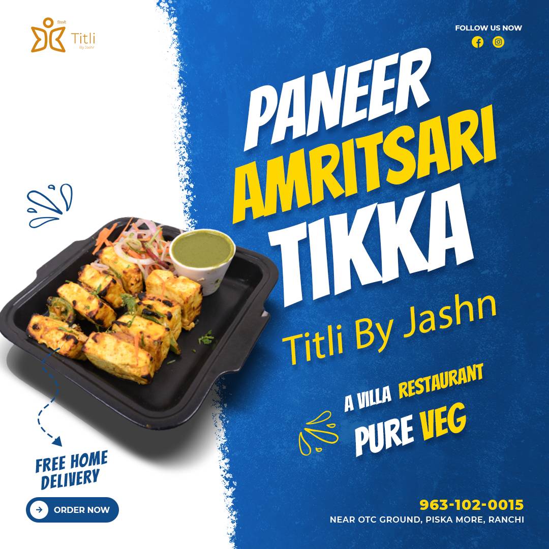 Titli Restaurant By Jashn menu