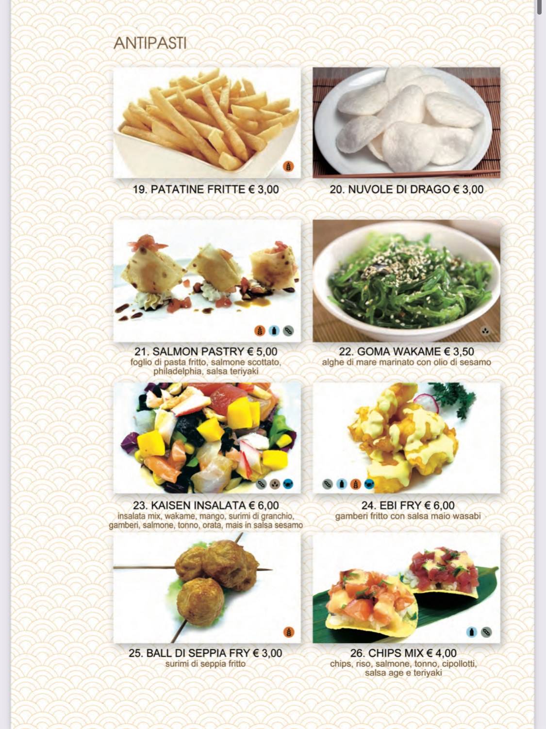 Menu di Tokyo Sushi Restaurant 