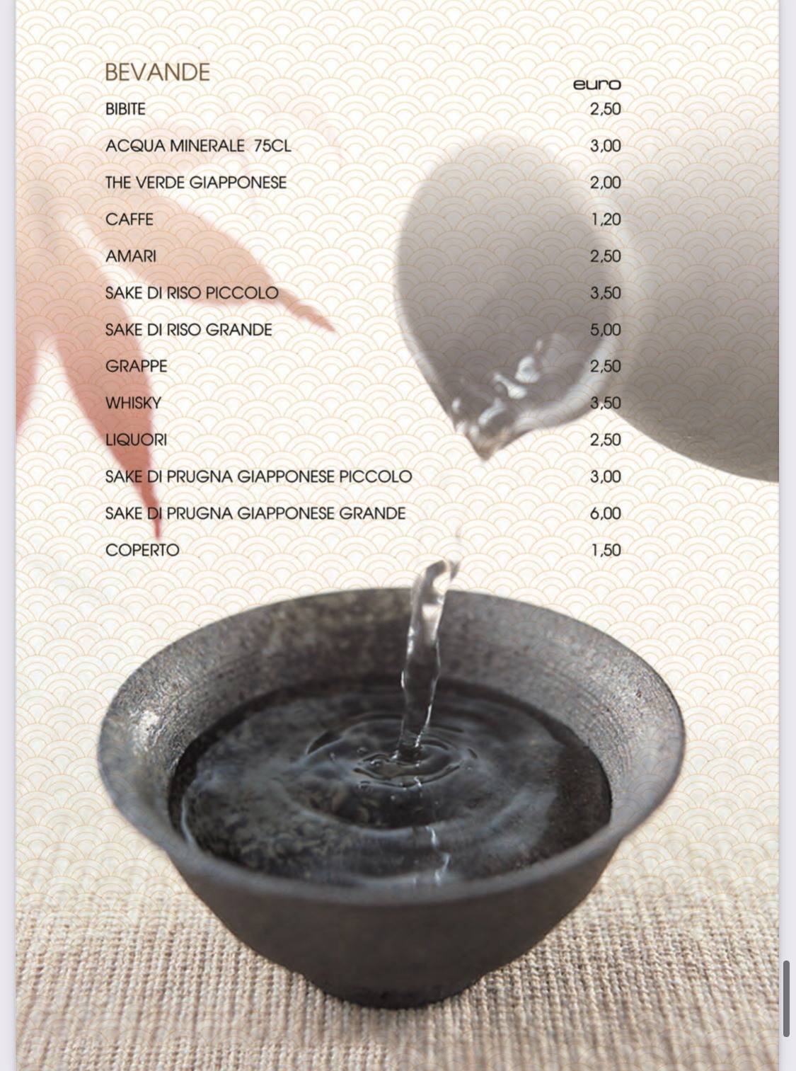 Menu di Tokyo Sushi Restaurant 