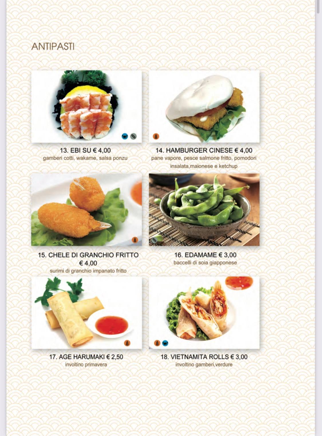 Menu di Tokyo Sushi Restaurant 