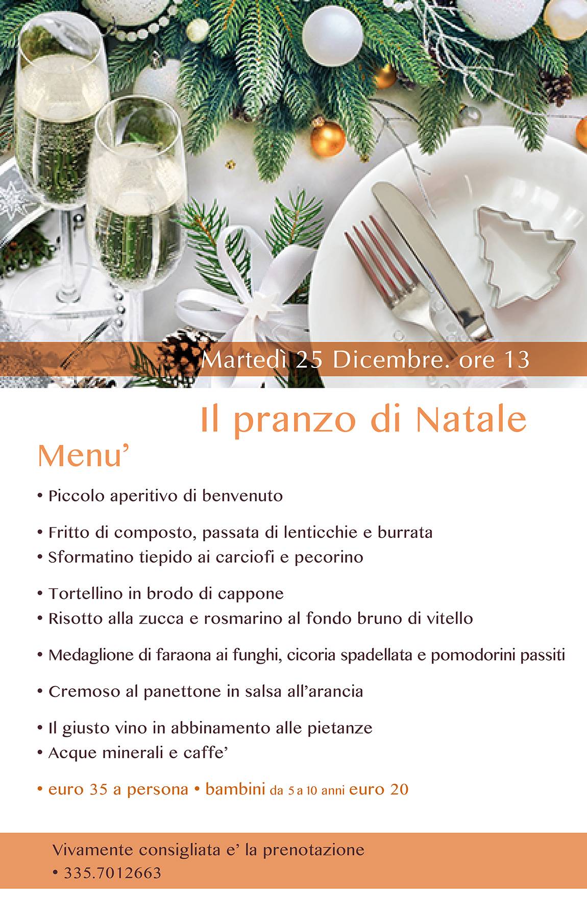 Menu di Ristorante Albergo La Torre di Jano 