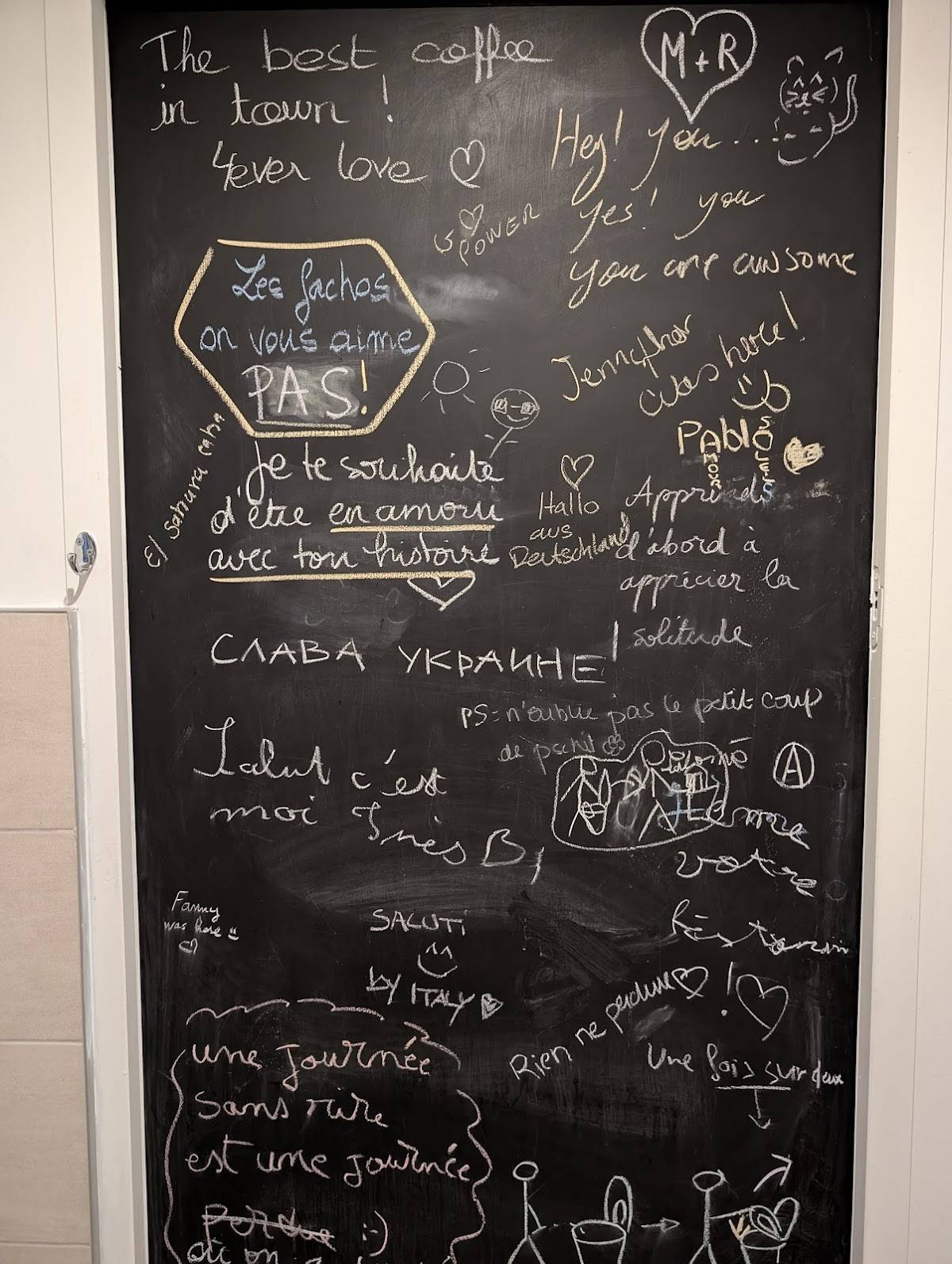 Menu de Tower Coffee Grenoble