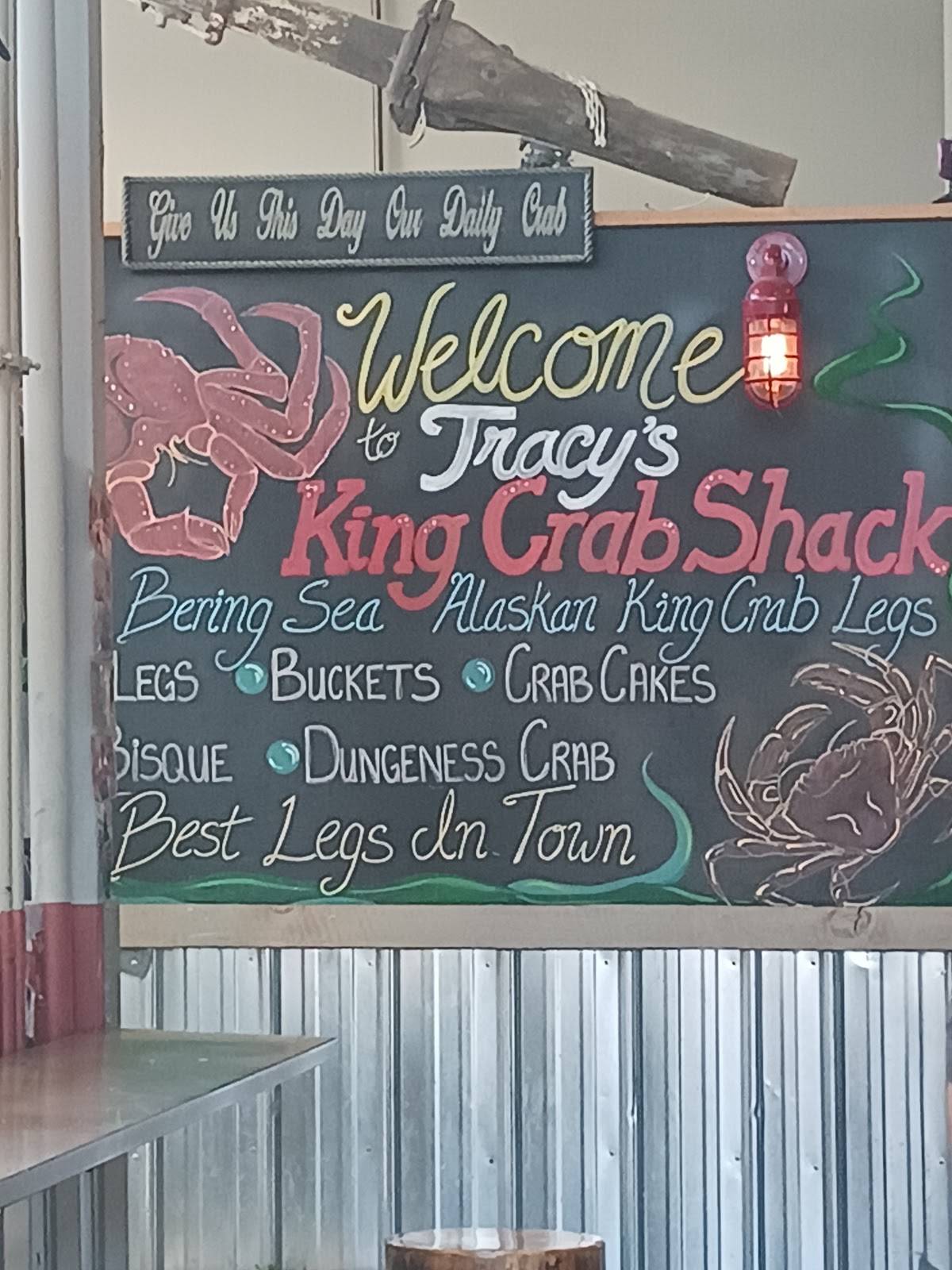 Menu at Tracy’s King Crab Shack restaurant, Juneau, 432 S Franklin St