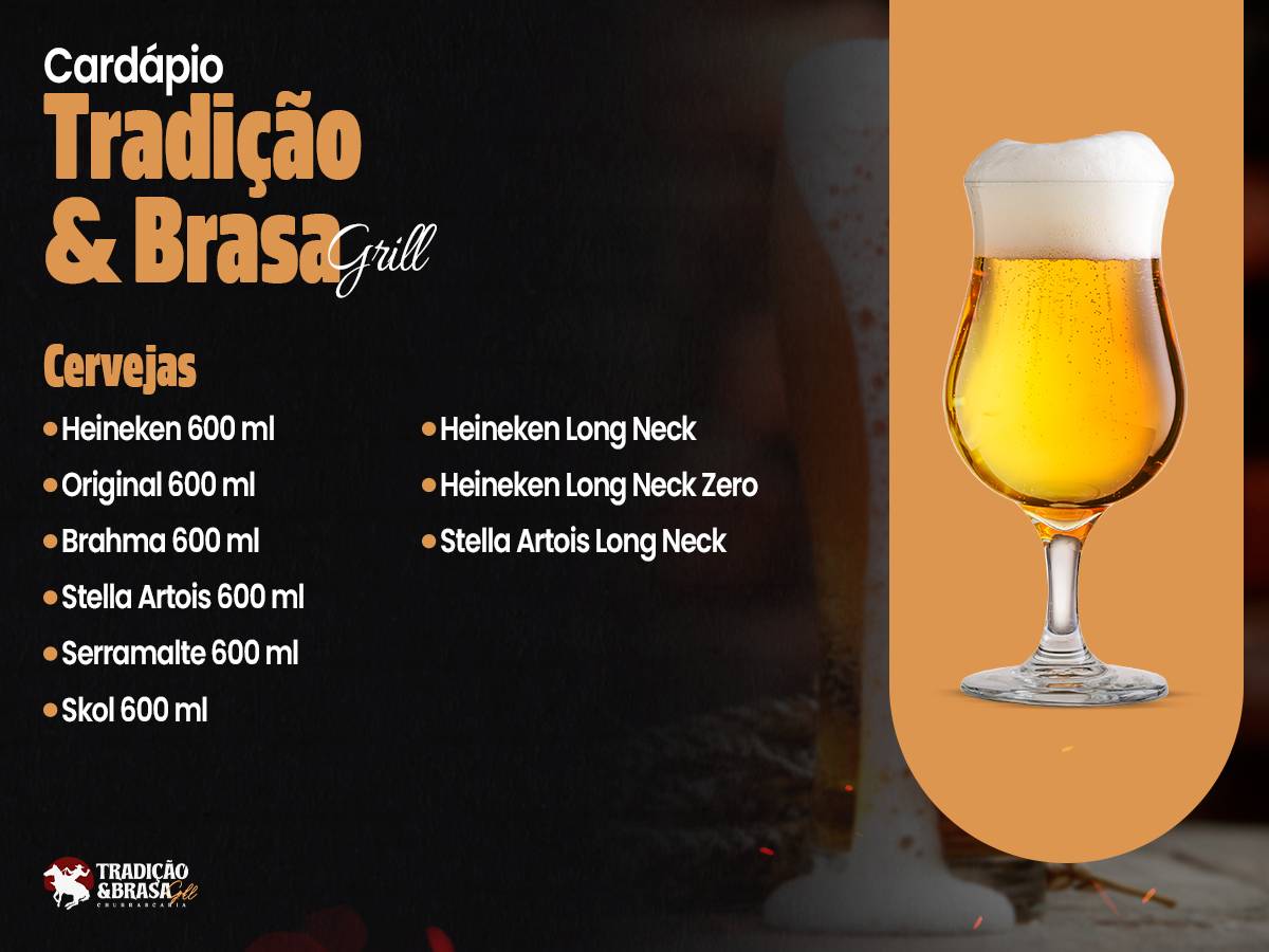 Tradição & Brasa Grill Churrascaria em Indaiatuba cardápio