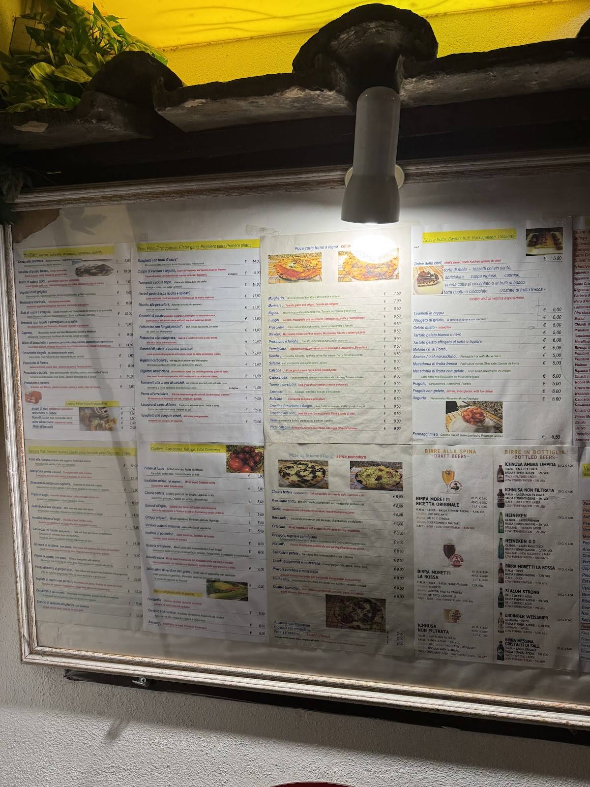 Menu di Trattoria Al Tettarello 