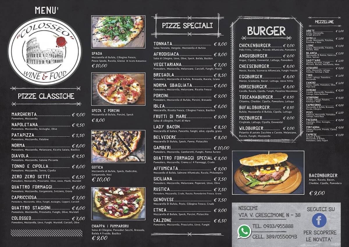 Menu di Colosseo Wine & Food ( Casa Bruccoleri ) 