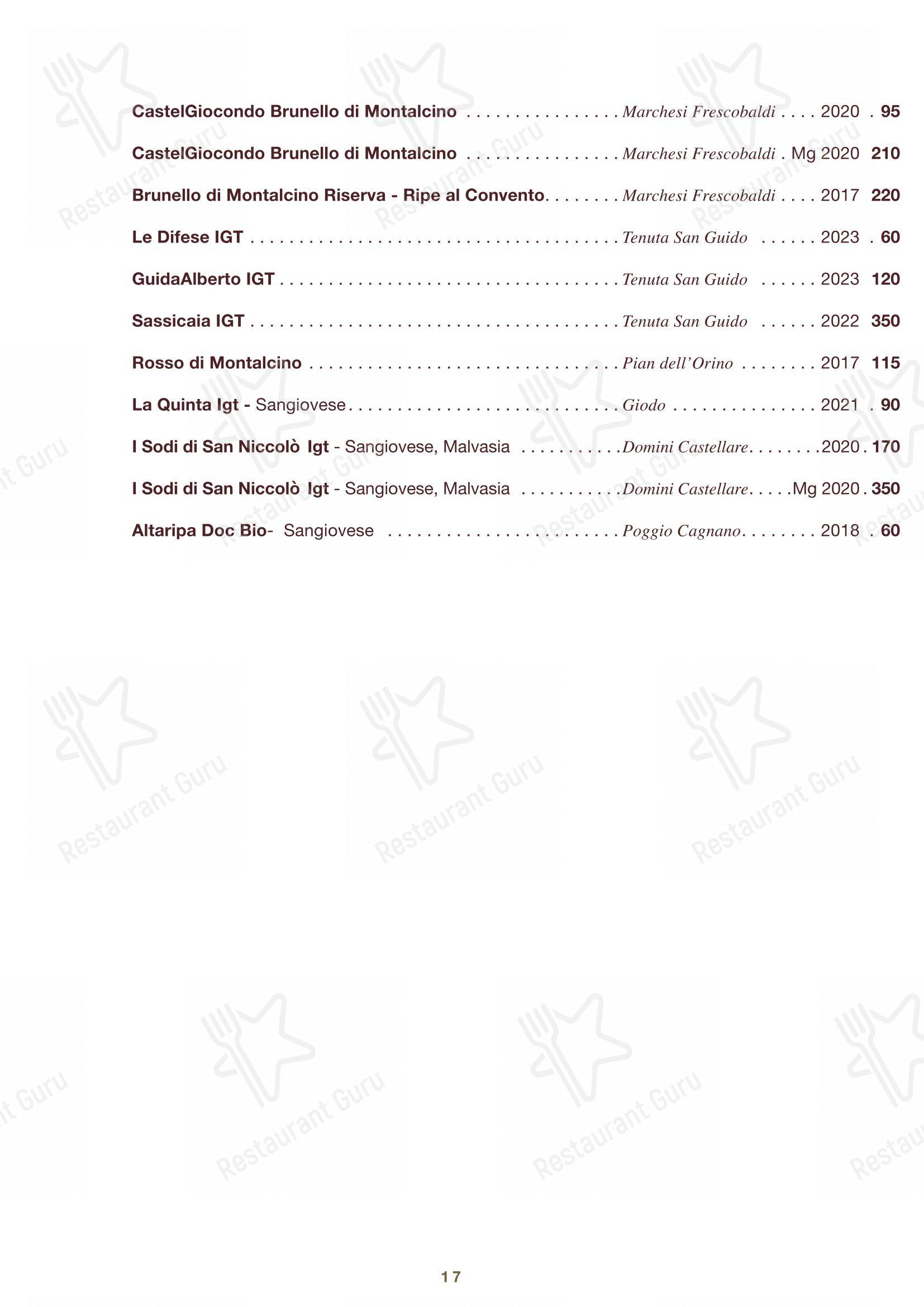 Menu di Trattoria I Masenini - Детское