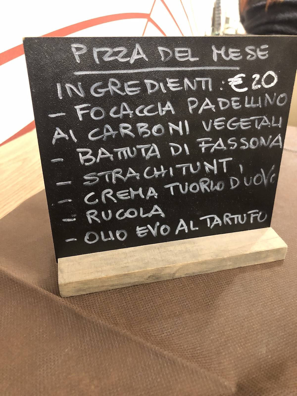 Menu di Trattoria Sole 