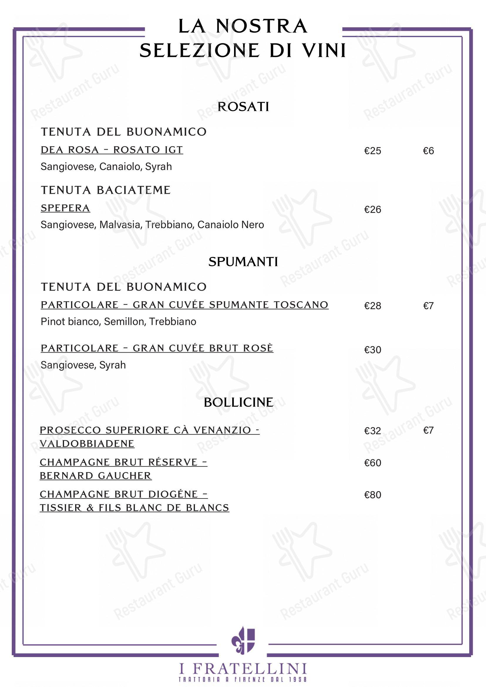 Детское per Trattoria i Fratellini in Firenze