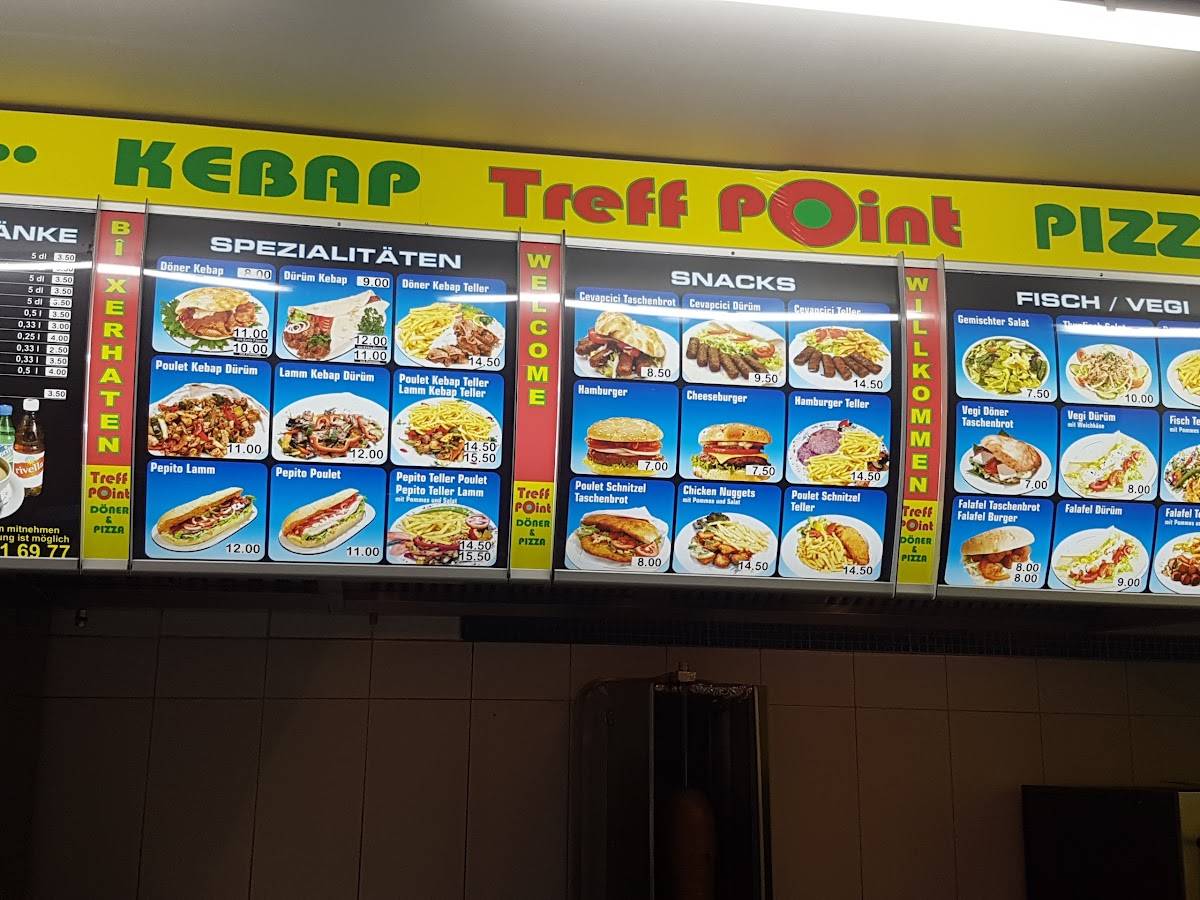 Menu di Treff Point Dornach 