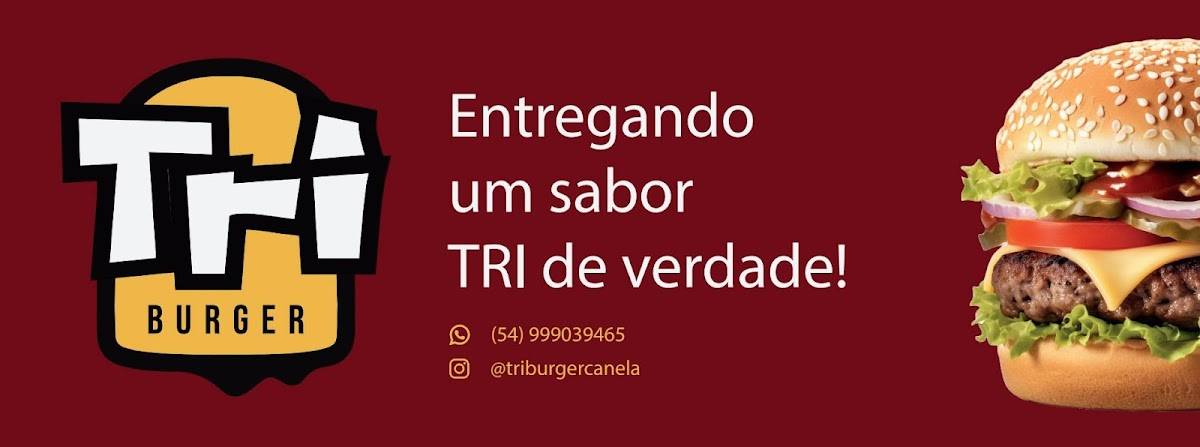 Tri Burger Canela cardápio