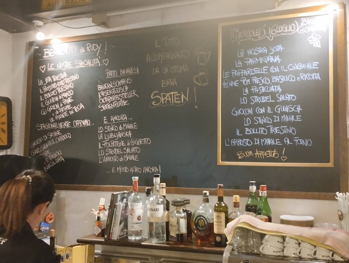 Menu di Buffet Birreria da Rudy 