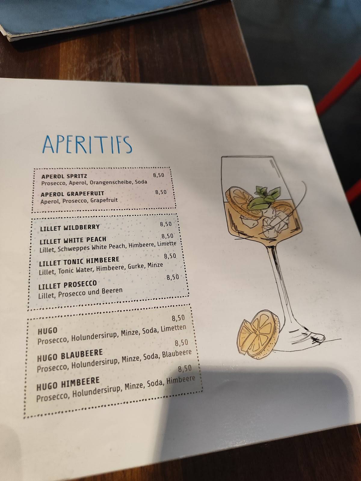 Menu de Türmchen